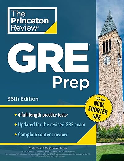 PRINCETON REVIEW, THE: GRE PREP, 2025