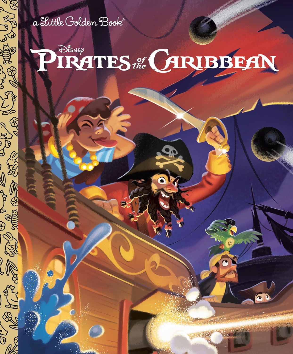 PIRATES OF THE CARIBBEAN LITTLE GOLDEN BOOK