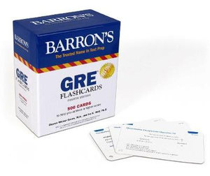 BARRON'S GRE FLASH CARDS (4TH ED.): 500 FLASH CARDS TO HELP YOU ACHIEVE A HIGHER