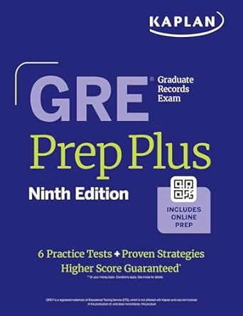 KAPLAN GRE PREP PLUS (NINTH EDITION)