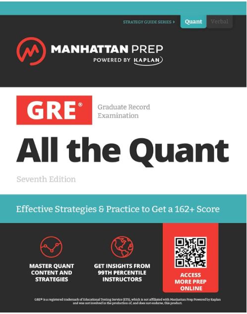 GRE ALL THE QUANT (7TH EDITION)