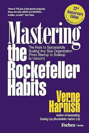 MASTERING THE ROCKEFELLER HABITS (22ND ANNIVERSARY EDITION): THE KEYS TO SUCCESS